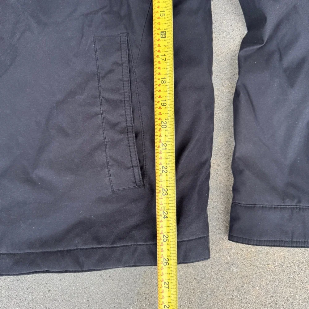 Dockers Men Black‎ Quilted Lined Full Zip Harrington Jacket Large